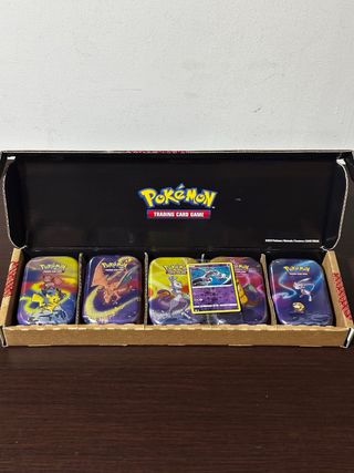 Pokémon Mini Tin Kanto Set 5 Pezzi