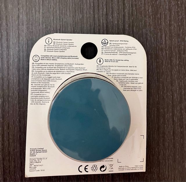 Altavoz Bluetooth Splash Tropical