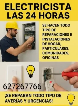 Electricista 24h urgencias