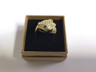 anillo oro 18k con piedra