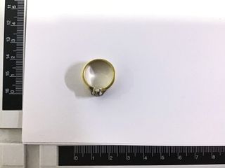 anillo oro 18k con piedra