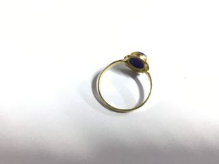 anillo oro 18k con piedra