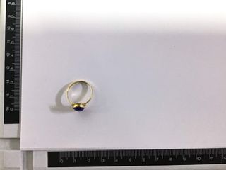 anillo oro 18k con piedra