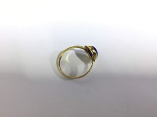 anillo oro 18k con piedra