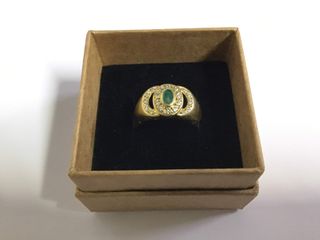 anillo oro 18k con piedra