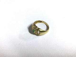 anillo oro 18k con piedra