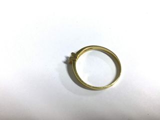 anillo oro 18k con piedra