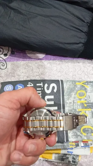 Reloj Seiko Cronógrafo Acero y Oro. Descatalogado.