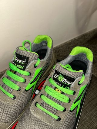 Scarpe da lavoro U-Power grigie e verdi