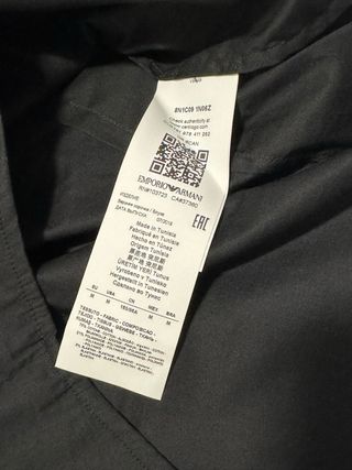 Camisa Emporio Armani Negra Talla M