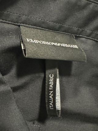 Camisa Emporio Armani Negra Talla M