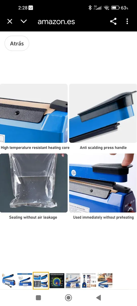 Seladora Térmica 300mm PP/PE