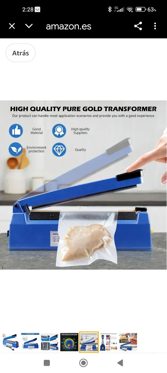 Seladora Térmica 300mm PP/PE