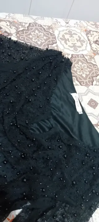 Abito donna elegante con perline