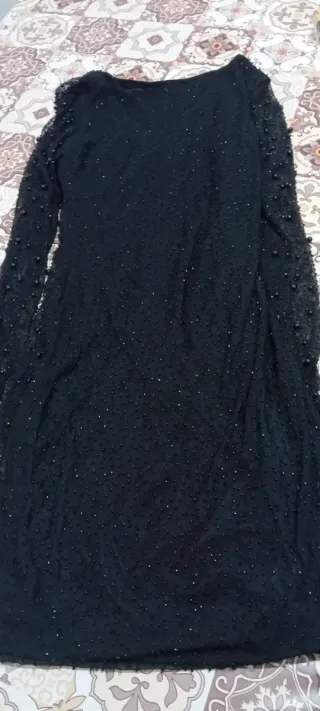 Abito donna elegante con perline