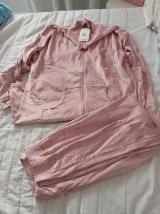 Pijama Terciopelo Rosa Mujer/Hombre