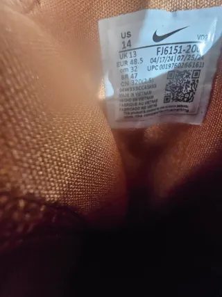 Nike LeBron TR1 Talla 44 Marrón/Turquesa