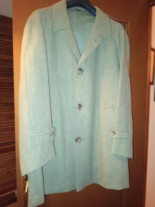 CHAQUETÓN DE LANA BEIGE
