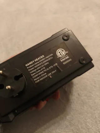 Calefactor portátil Handy Heater 400W – compacto