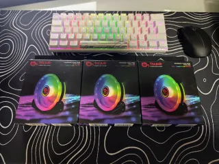 3x Ventiladores ARGB Iris Spectrum Nuevos