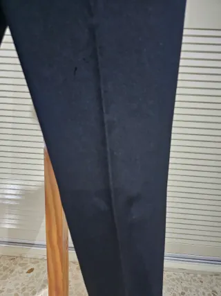 Traje negro cuello mao