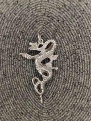 Colgante Dragón Plata 925
