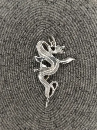 Colgante Dragón Plata 925