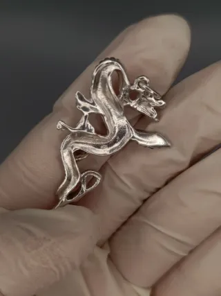 Colgante Dragón Plata 925