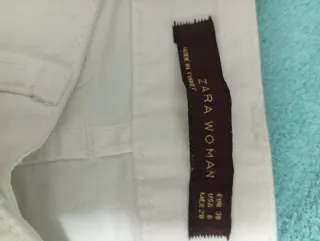 7 Pantalones Cortos Blancos y Beige. 34,36,38,42,8