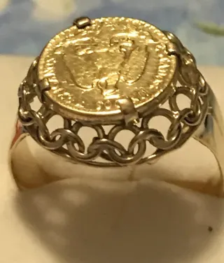 Anillo Sello Oro 18k