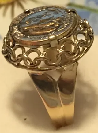 Anillo Sello Oro 18k