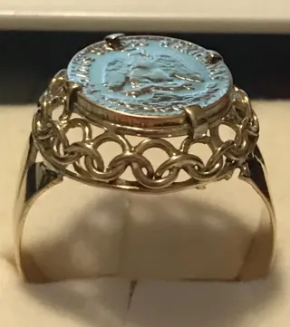 Anillo Sello Oro 18k