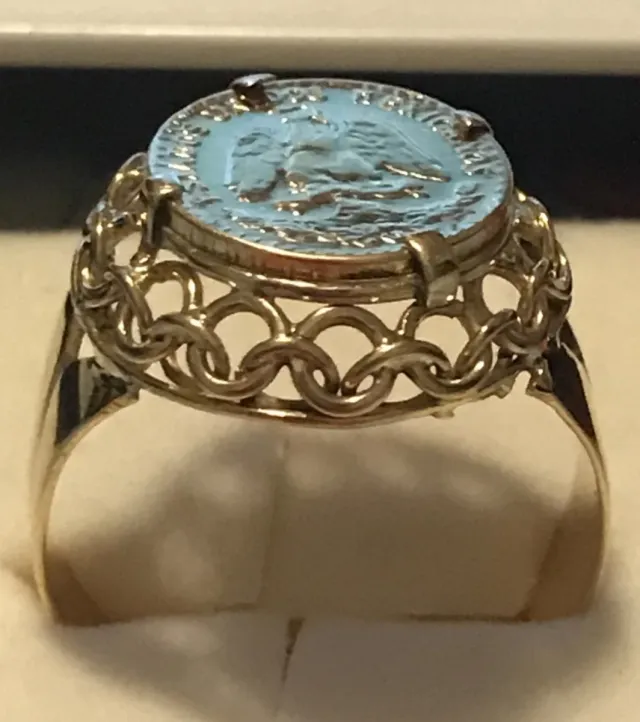 Anillo Sello Oro 18k