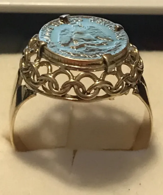 Anillo Sello Oro 18k