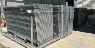 Vallas metálicas nuevas a estrenar TRASLADABLES