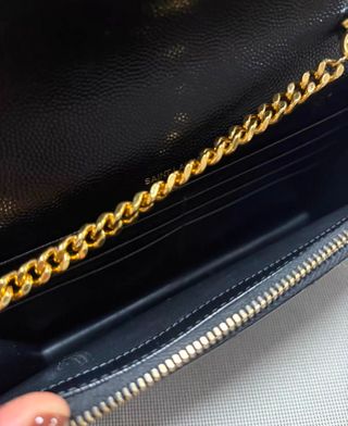 Bolso YSL Negro y Dorado