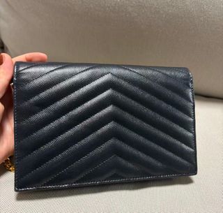 Bolso YSL Negro y Dorado