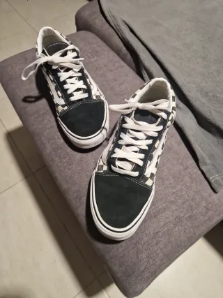 Vans Old Skool Talla 44 Checkerboard,