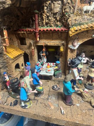 Presepe artigianale completo