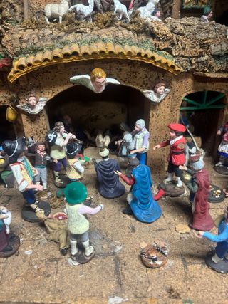 Presepe artigianale completo