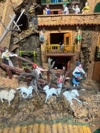 Presepe artigianale completo