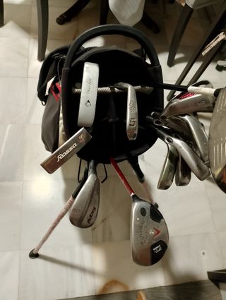 Bolsa de Golf con 13 palos, pelotas y palillos