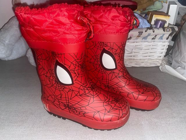 Botas Spiderman Agua Nieve Talla 25/26