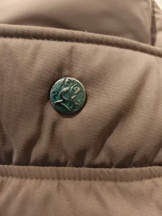 Giaccone lungo uomo beige/marrone