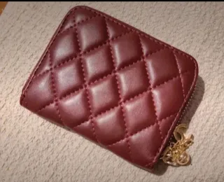 Portafoglio Chanel Cuore Rosso e Dorato
