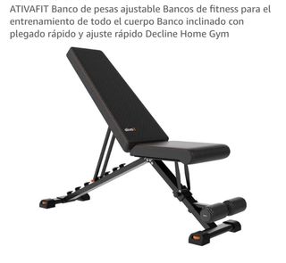 Banco de pesas ATIVAFIT ajustable