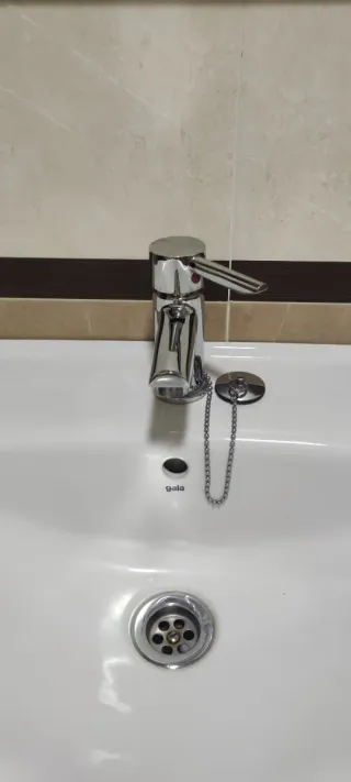 Lavabo Gala Blanco con Semipedestal