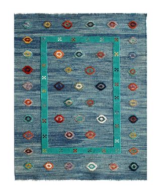 Tappeto Kilim Kaudani Ricamato Rilievo CM 150x108