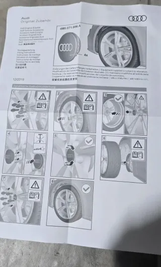 Tapas Dinámicas Audi Originales