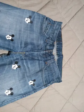 Jeans Levi's Uomo con Stampa Topolino tg 33x32